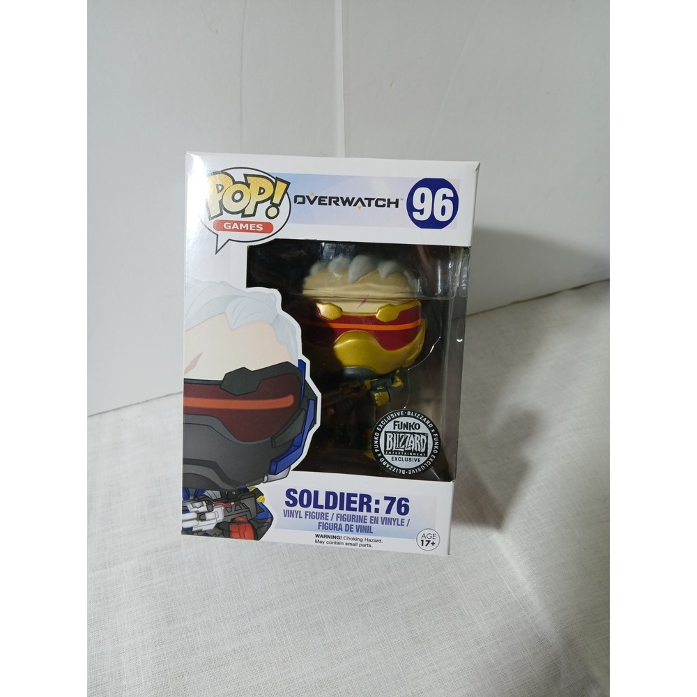 Funko Pop! Games #96 Soldier: 76 (Golden) Blizzard Exclusive Overwatch Figure